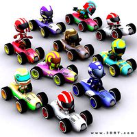 3DRT-Chibii racers - retro cars