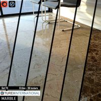 TUREX INTERNATIONAL Marble Tiles Set