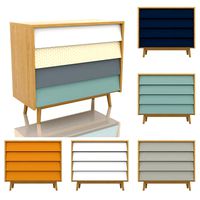 Pack Scandinavian Commode Multi Colored