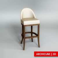 Stool Bar 003 3D Model