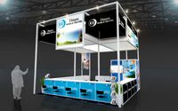 Diners World Travel booth design 6X6 m