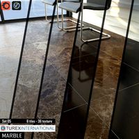 TUREX INTERNATIONAL Marble Tiles Set