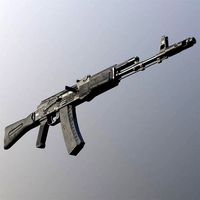Lowpoly Kalashnikov AK-74M Assault Rifle