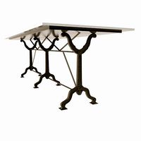 Restoration Hardware Factory Zinc Cast Iron Dining Tables