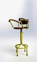 work chair for industry - solidworks model