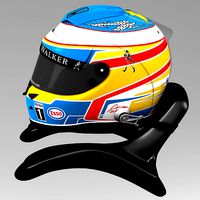 Fernando Alonso Helmet 2015