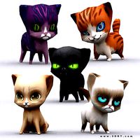 3DRT - Chibii Cats