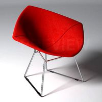 Bertoia Diamond Armchair with Full Cover - Knoll