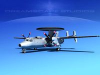 Grumman E-2C Hawkeye Bare Metal