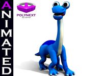 Cartoon Diplodocus Dinosaur