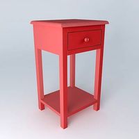 Red bedside child COCCINELLE houses the world