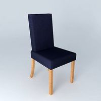 Chair cover MARGAUX linen Navy blue washed houses of the world