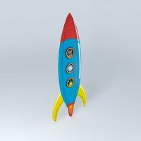 Rocket Rocket Photo Frame houses the world