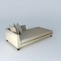 Turenne left chaise pure linen houses the world