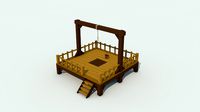 Low Poly Gallows Two