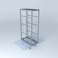 Data Center cabinet with Seismic underfloor bracing