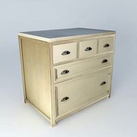 Zinc bottom element 5 drawers houses the world Ref 118499 Price  369