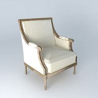 White Armchair CASANOVA