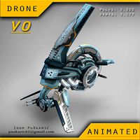 Drone V0 Cybertech - ANIMATED