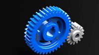 Spur Gear Paramertrized Model CATIA v5 original model