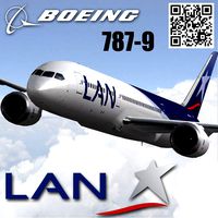 Boeing 787-9 LAN airlines livery
