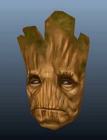Groot Mask Game Ready Low Poly Model