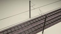 Train Track Double Electrified