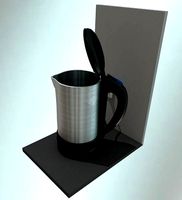 Water boiler with rigged electric cable