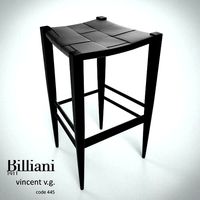 Billiani Vincent VG stool 445 black