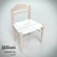 Billiani Vincent VG side chair white