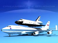 STS Shuttle Discovery Transport MP 2-2 747