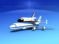 Space Shuttle Endeavour Transport LP 1-2 747