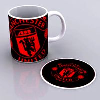 Manchester United Established Mug and Mat