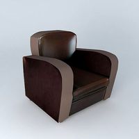 BABY HARVARD Chocolate armchair