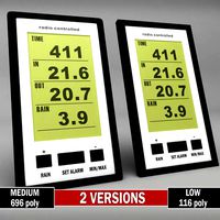 Weather meteo digital station remote