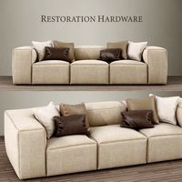 FULHAM UPHOLSTERED LEFT-ARM SOFA CHAISE SECTIONAL