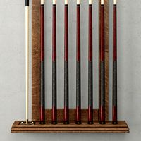 BRUNSWICK VINTAGE BILLIARDS TABLE CUE RACK