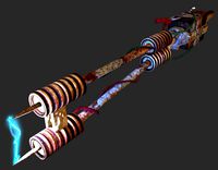 Power Spear made of junk
