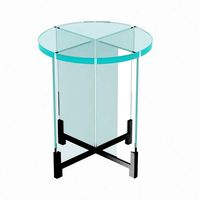 Holly Hunt MIROIR SIDE TABLE