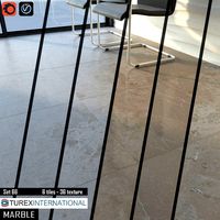 TUREX INTERNATIONAL Marble Tiles Set