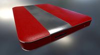 External Hard Drive  Red Leathe Version   - Gameready - PBR