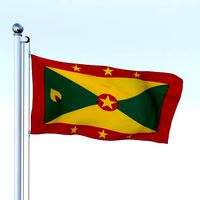 Animated Grenada Flag