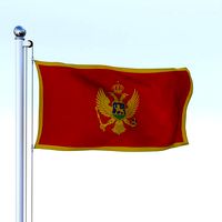 Animated Montenegro Flag