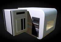 Futuristic Living Module High Poly Version