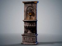 Urn wall fountain