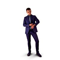 Business Man Watches Time