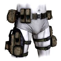 Lowpoly MOLLE Drop-Leg Platform