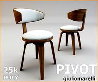 Modern chair PIVOT - Marelli