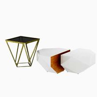 alan copley designs Prizmaas End-Grey Glass