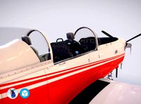 Pilatus PC-7 Mk-I FactoryRedWhite livery